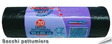 ROTOLO COMPATTO 20 X 30 SACCHI NERI 50X60