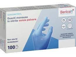 GUANTI NITRILE S/POLVERE MIS. L 100 PZX10